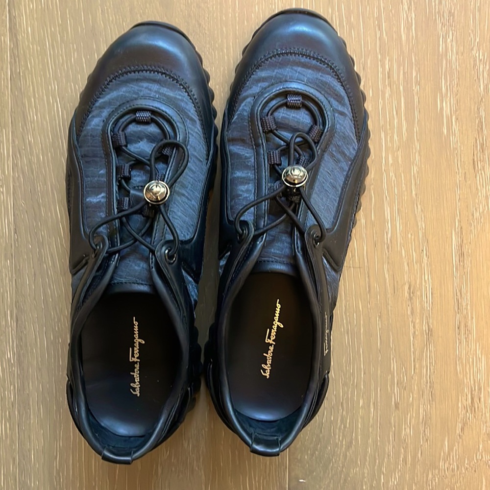 Salvatore Ferragamo Black Sneakers